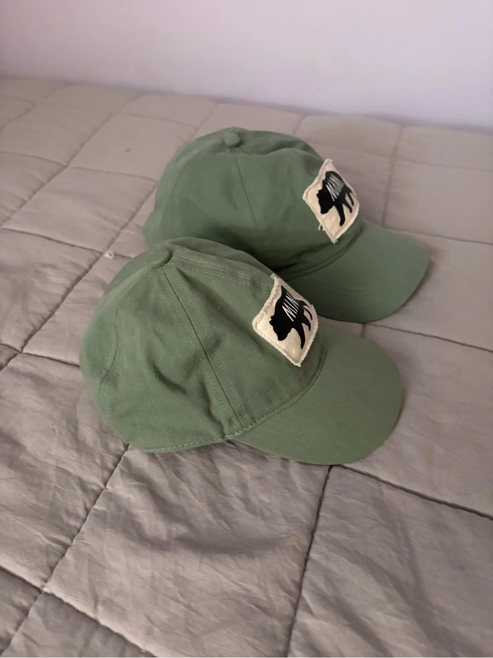 New without tags, Rae Dunn mama bear and mini hats set